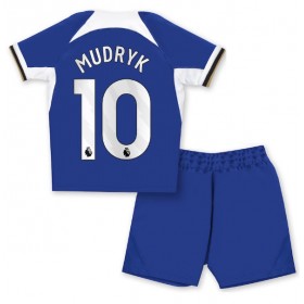 Chelsea Mykhailo Mudryk #10 Heimtrikot 2023-24 Kurzarm (+ kurze hosen)